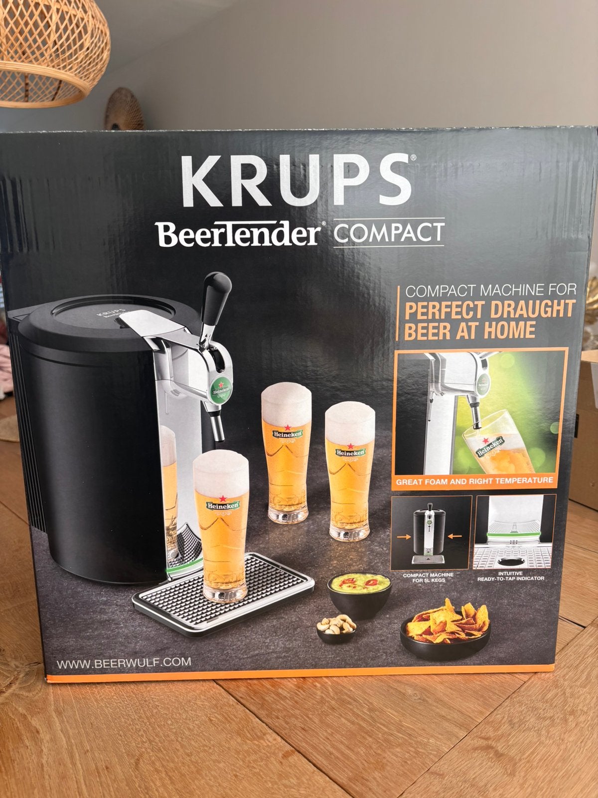 Nieuwe krups beertender compact, Witgoed en Apparatuur, Thuistaps, Ophalen, Zo goed als nieuw, Krups