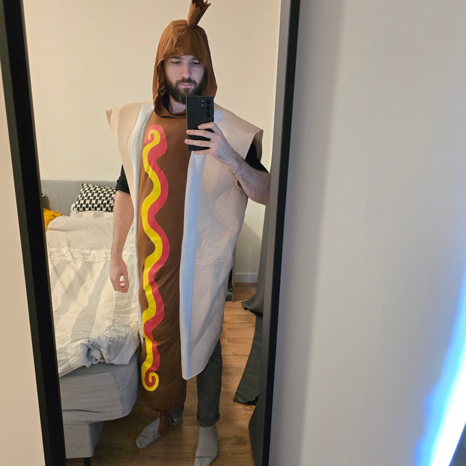 Hotdog Kostuum - Only a Hotdog is a Good Dog, Ophalen, Zo goed als nieuw, Pak of Jurk