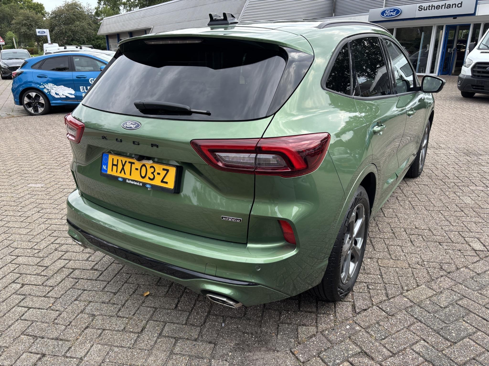 Ford Kuga 2.5 PHEV ST-Line X 243pk | Winterpack | Driver Ass, 14 kWh, Gebruikt, Leder en Stof, Hybride Elektrisch/Benzine