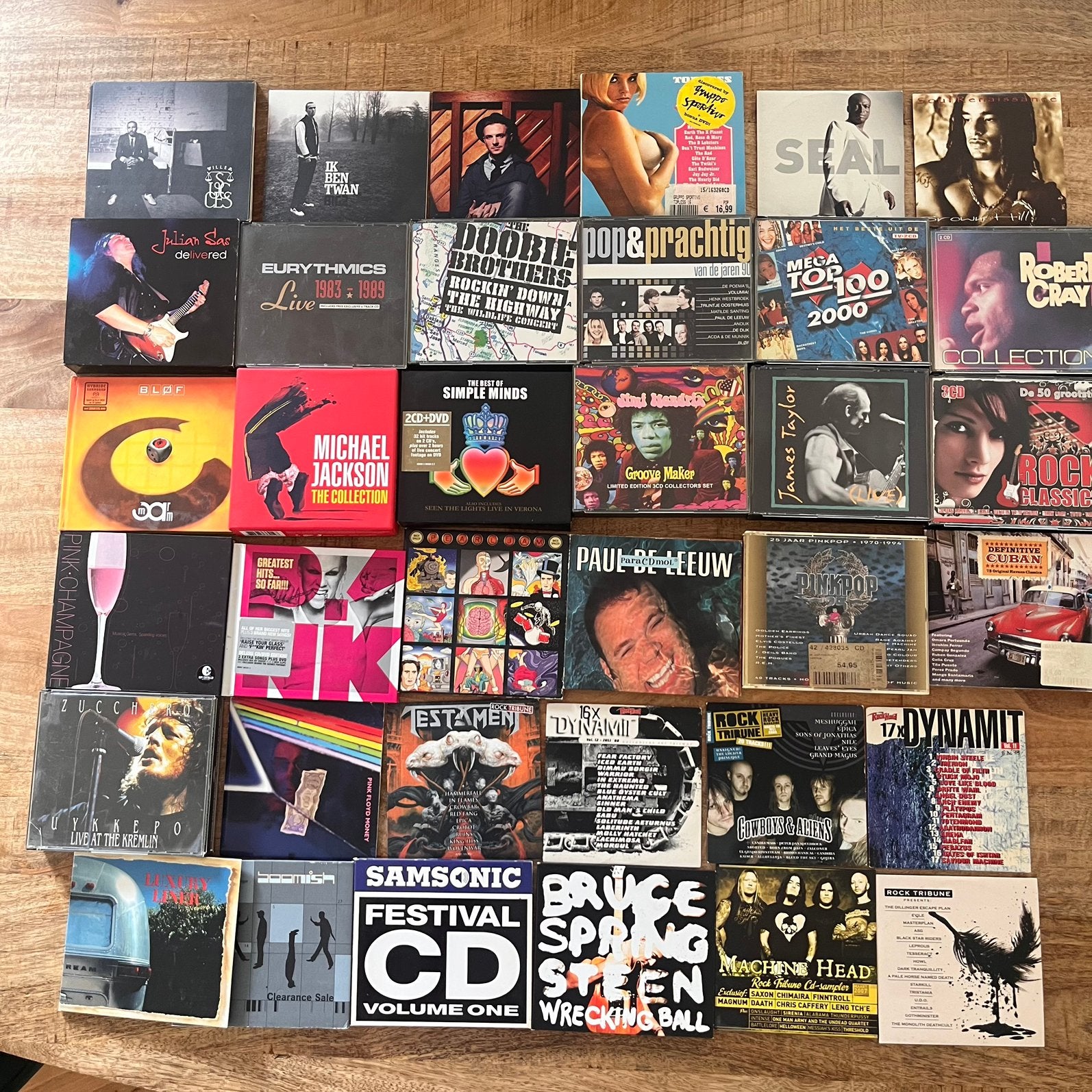 Ca. 400 cd’s Pop en Rock plus aanverwante - zie omschrijving, Ophalen, Zo goed als nieuw