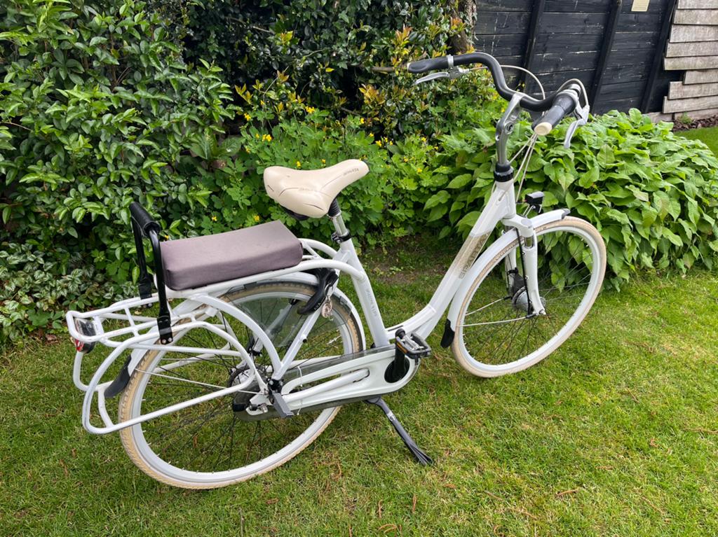 Moederfiets sparta amazone 4 life, Fietsen en Brommers, Fietsen | Dames | Moederfietsen, Ophalen, 2 zitjes, Sparta, Gebruikt