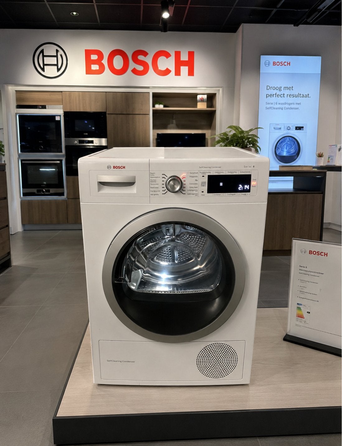 Bosch Serie 8 Homeprofesioneel Warmtepompdroger 9KG A+++, Overige typen, 8 tot 10 kg, Refurbished, Ophalen of Verzenden