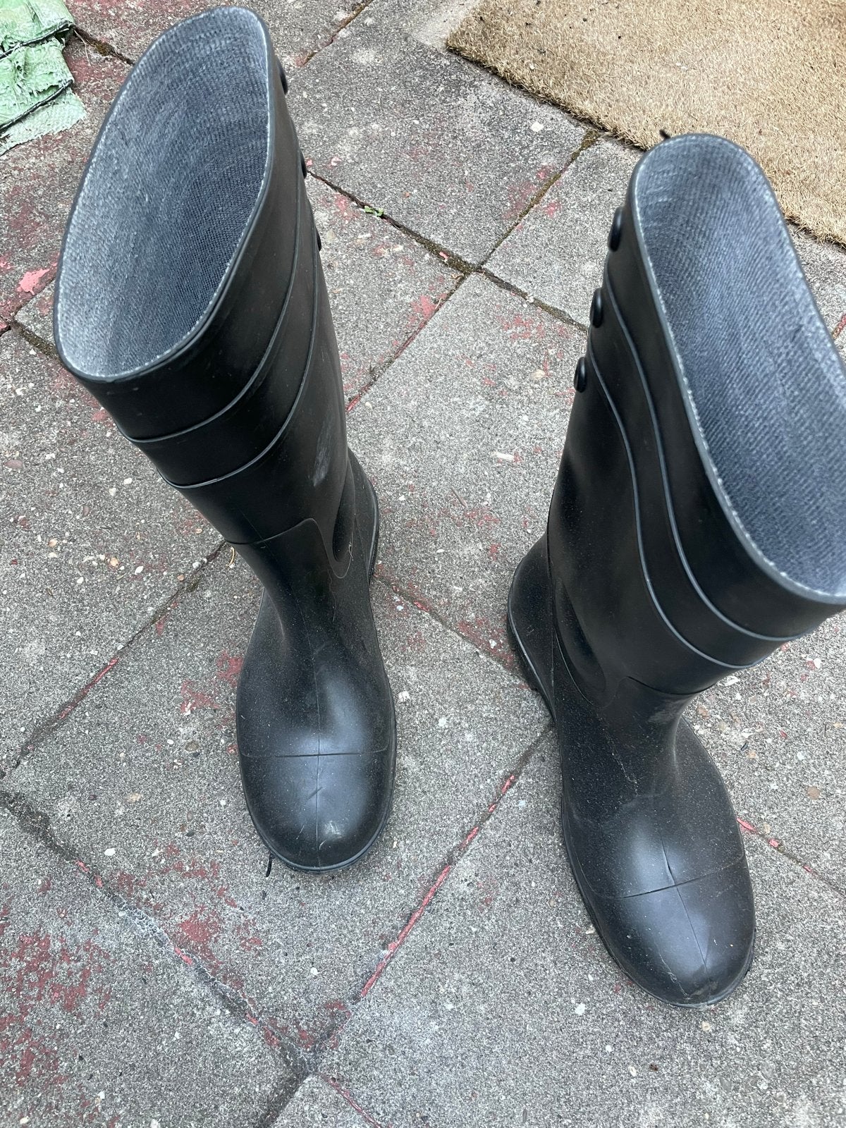 Dunlop Veiligheidslaarzen met stalen neus, blauw, maat 45, Ophalen, Zo goed als nieuw, Heren, Laarzen