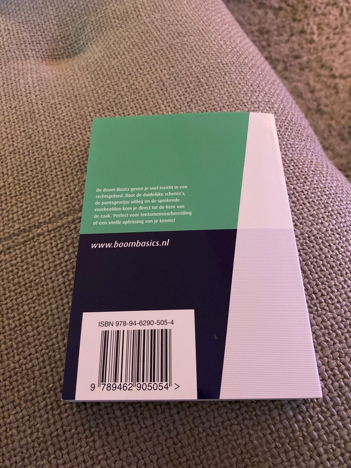 Boom Basics: Snel inzicht in rechtsgebied, Boeken, Studieboeken en Cursussen, Ophalen of Verzenden, Gamma, Zo goed als nieuw, HBO