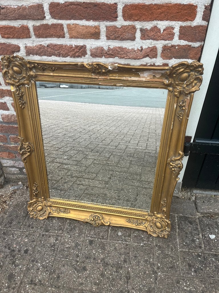 Antieke spiegel, Ophalen, Rechthoekig