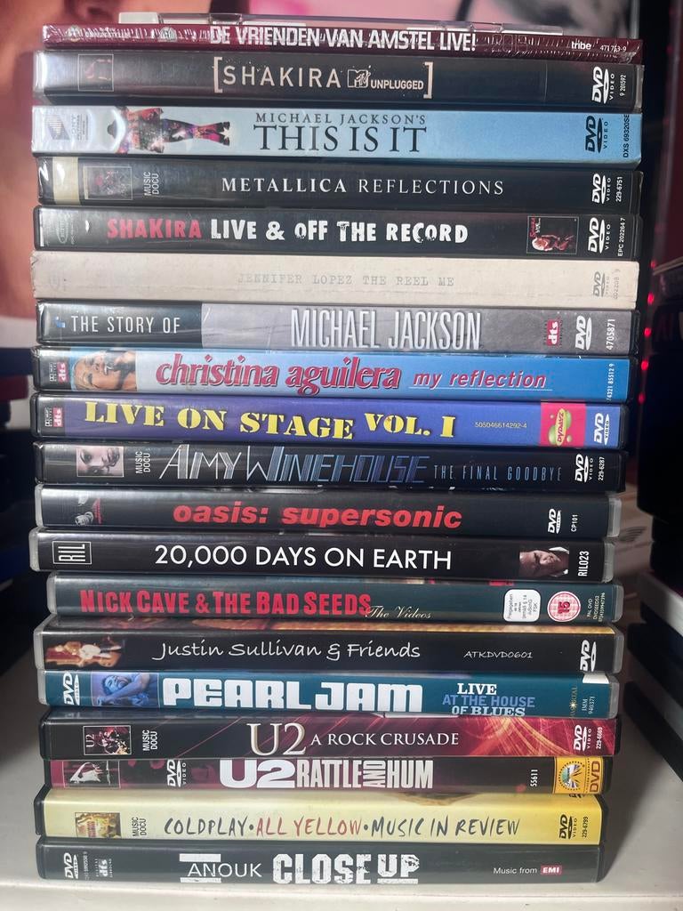 Diverse DVD Collectie: Muziekdocumentaires & Concerten, Alle leeftijden, Ophalen of Verzenden, Zo goed als nieuw, Overige gebieden