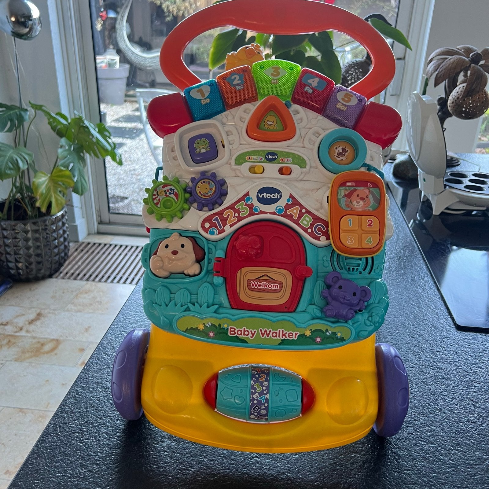 VTech Baby Walker - Interactieve Loopwagen met Geluid, Ophalen, Zo goed als nieuw, Overige typen, Met licht
