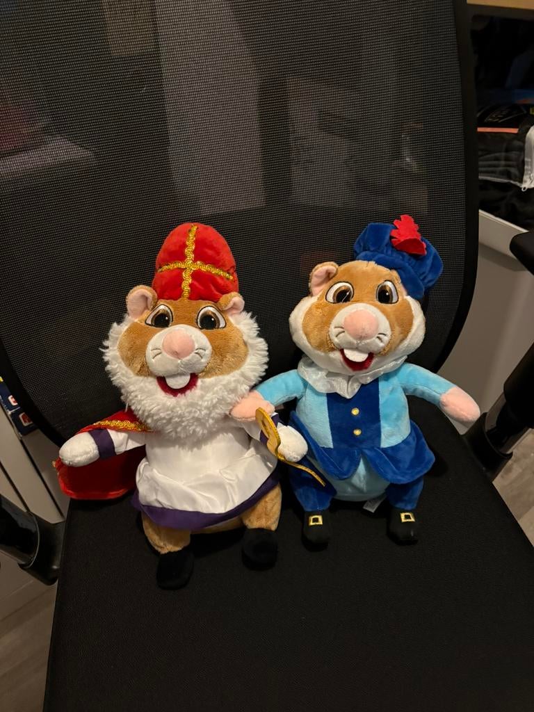 Sinterklaas en Piet Hamster knuffel, Ophalen, Zo goed als nieuw, Overige typen