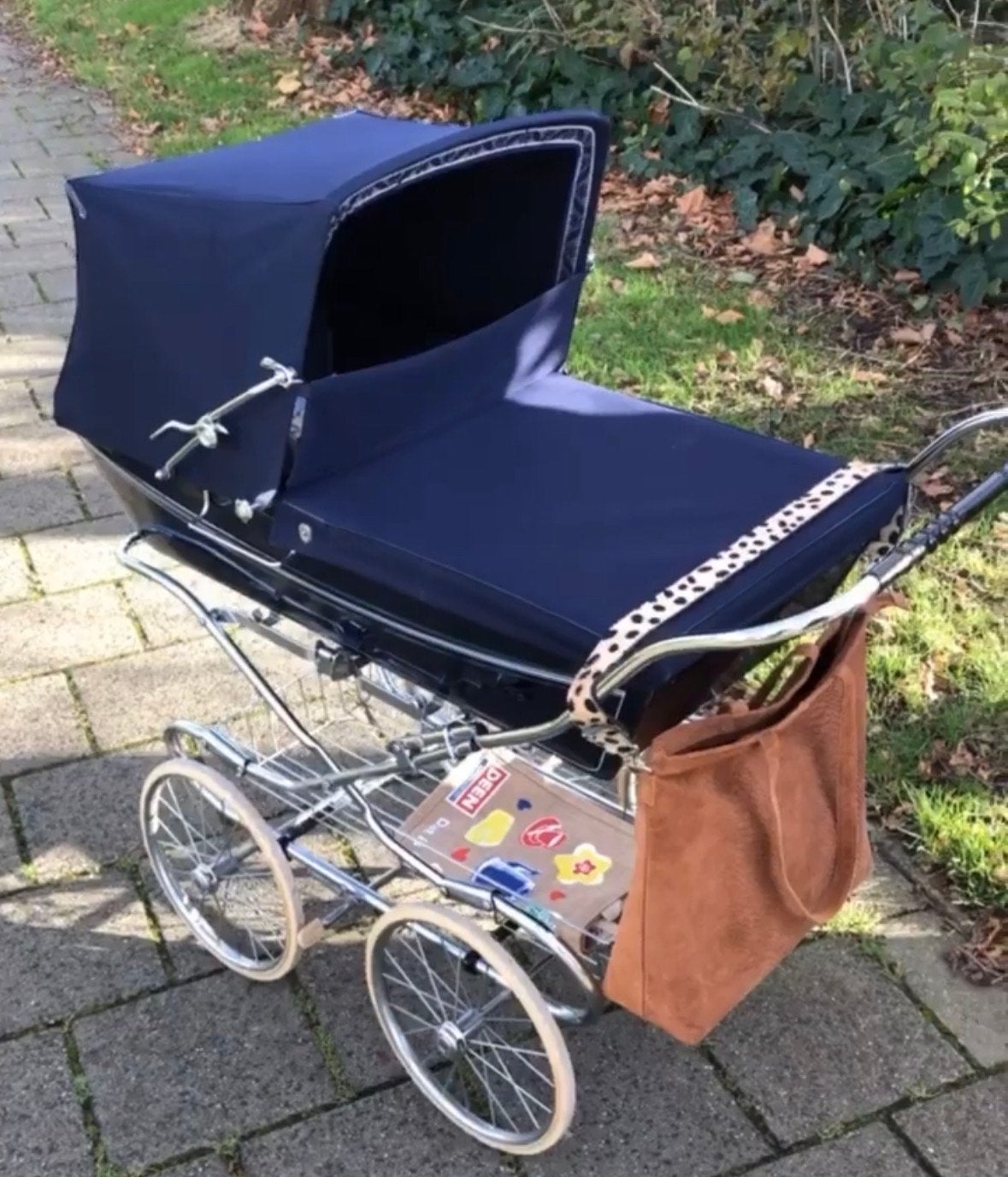 Vintage Kinderwagen van Silver Cross, Gebruikt, Met reiswieg, Ophalen, Kinderwagen