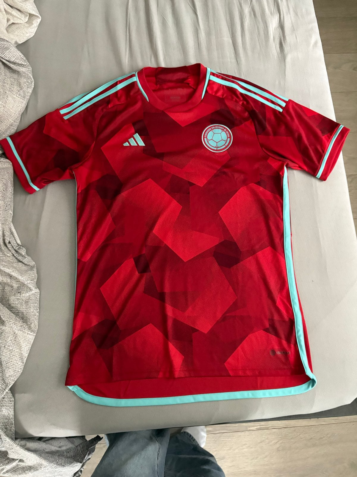 Colombia Thuisshirt 2022/23- Maat L, Sport en Fitness, Maat L, Ophalen of Verzenden, Gebruikt, Shirt