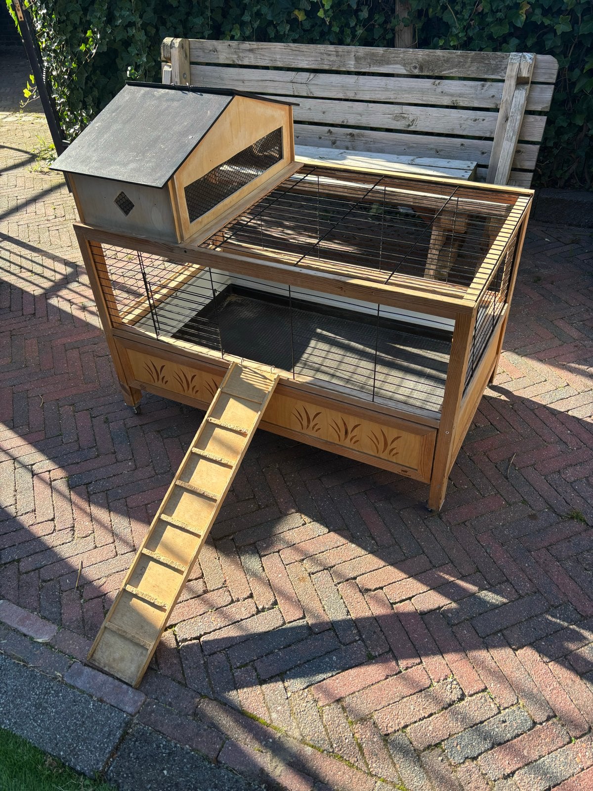 Konijnen of Cavia hok met startpakket, Ophalen, 110 cm of meer, 90 cm of meer, Konijn