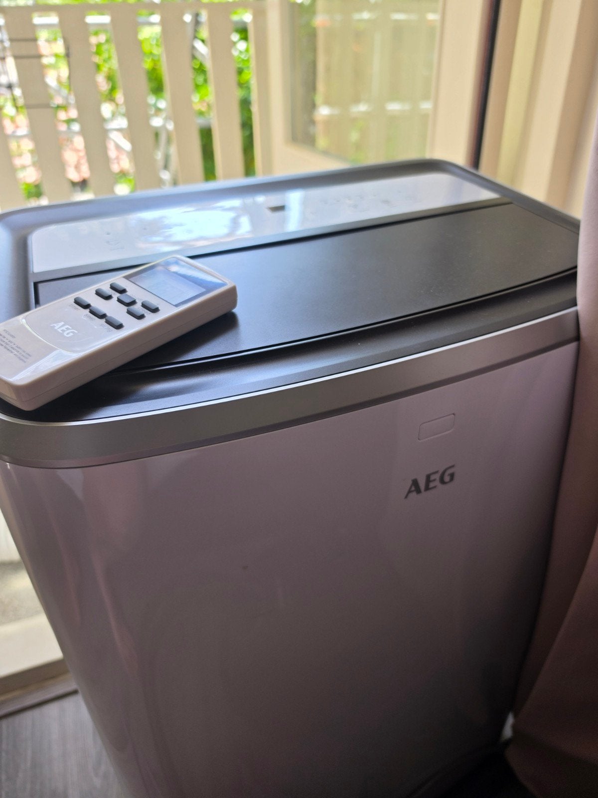 AEG Mobiele Airco - AXP34U338CW ,Zo goed als nieuw, Timer, 3 snelheden of meer, Ophalen of Verzenden, Zo goed als nieuw