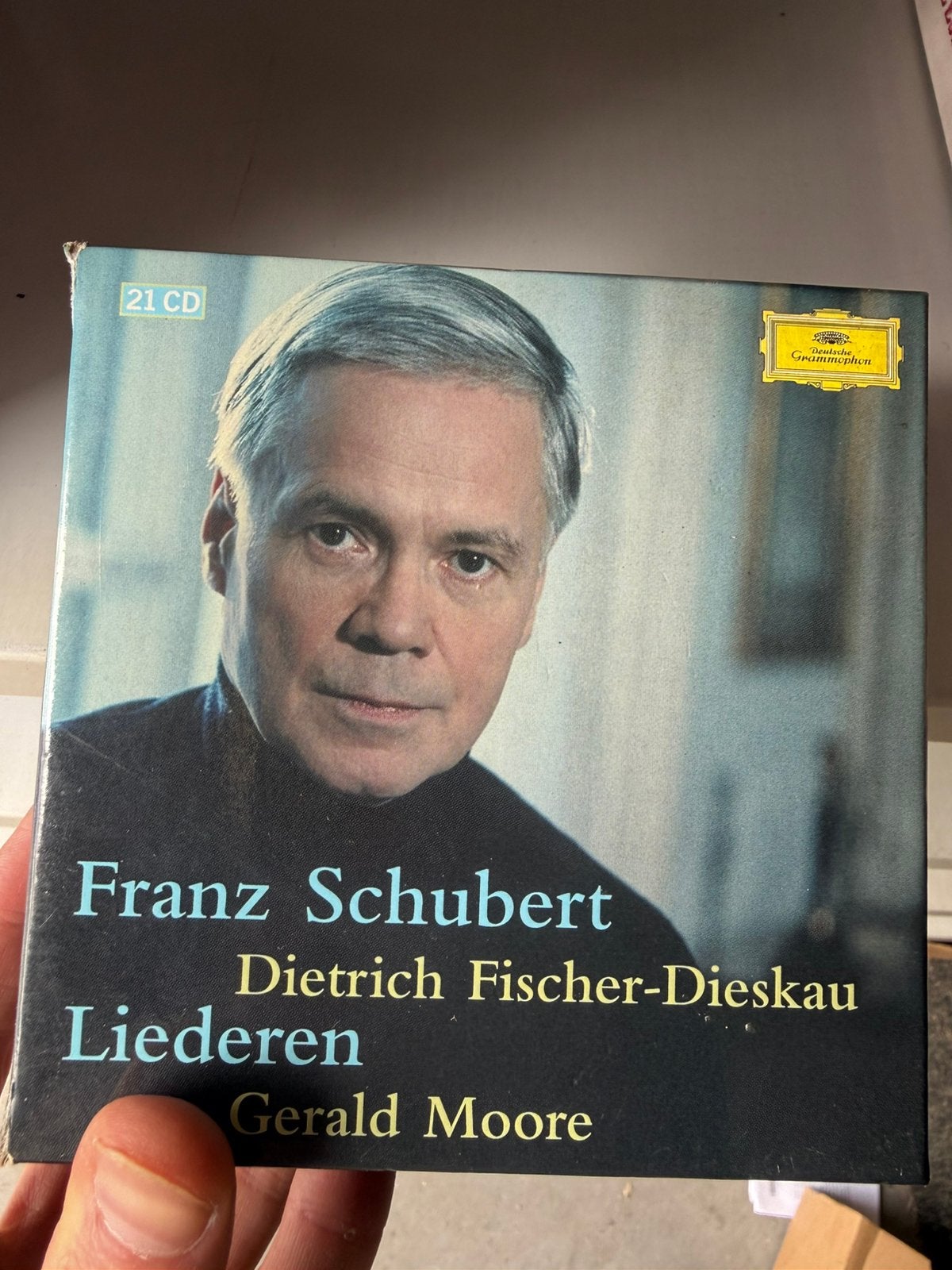 21 cd box Franz Schubert Fischer Dieskau Gerald Moore Liede, Ophalen of Verzenden, Romantiek, Zo goed als nieuw