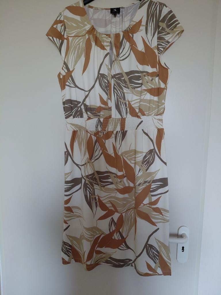 Jurk K design M, Maat 38/40 (M), Beige, Nieuw, Ophalen of Verzenden