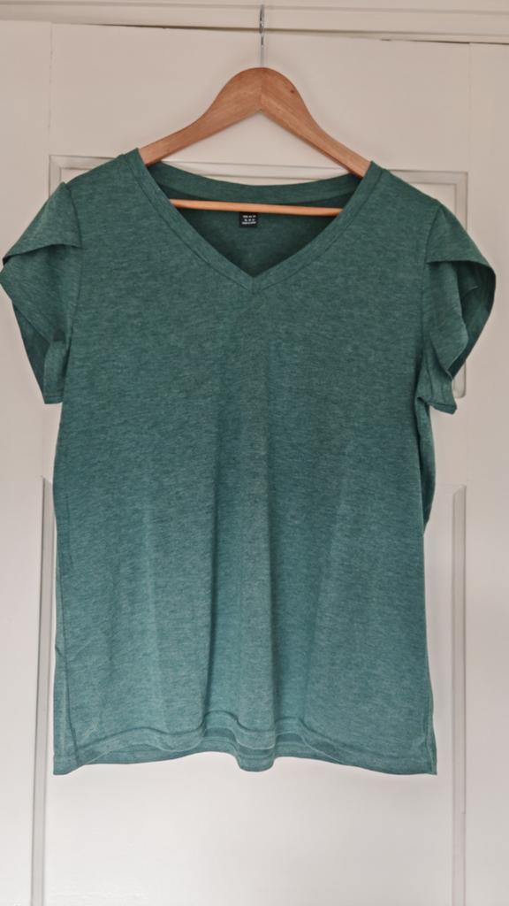 Groen shirt Shein, maat XL, Maat 46/48 (XL) of groter, Nieuw, Ophalen of Verzenden, Korte mouw