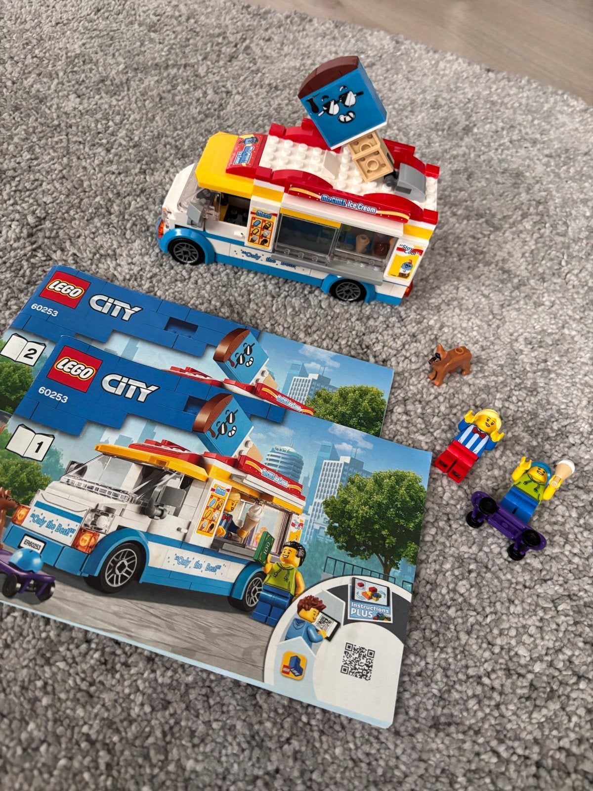Lego City 60253 IJscowagen met minifiguren, Lego, Ophalen of Verzenden, Compleet, Complete set
