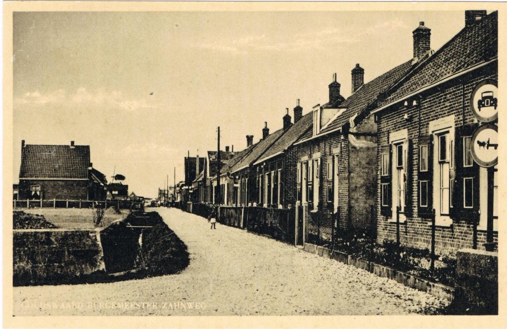 Goudswaard in vroeger tijden, Verzamelen, Ansichtkaarten | Nederland, Ophalen of Verzenden, Ongelopen, Zuid-Holland
