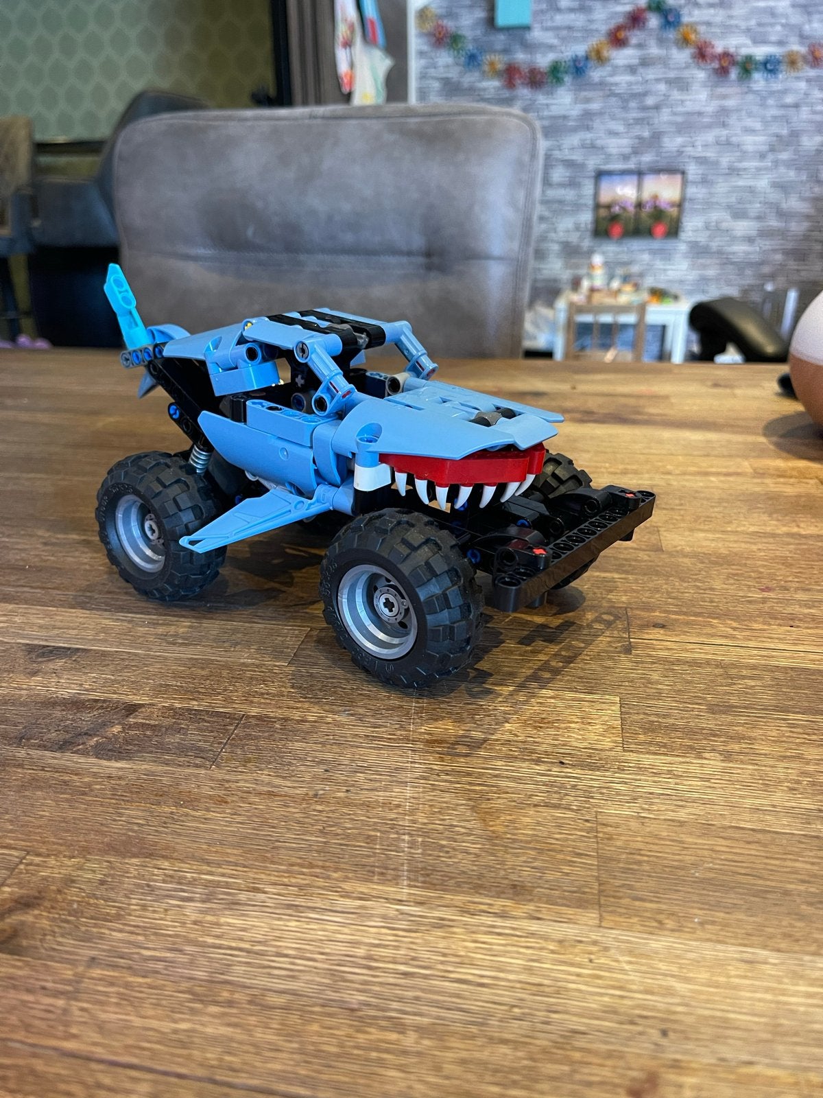 Lego Technic Haaienwagen (42163), Gebruikt, Lego, Ophalen of Verzenden, Complete set