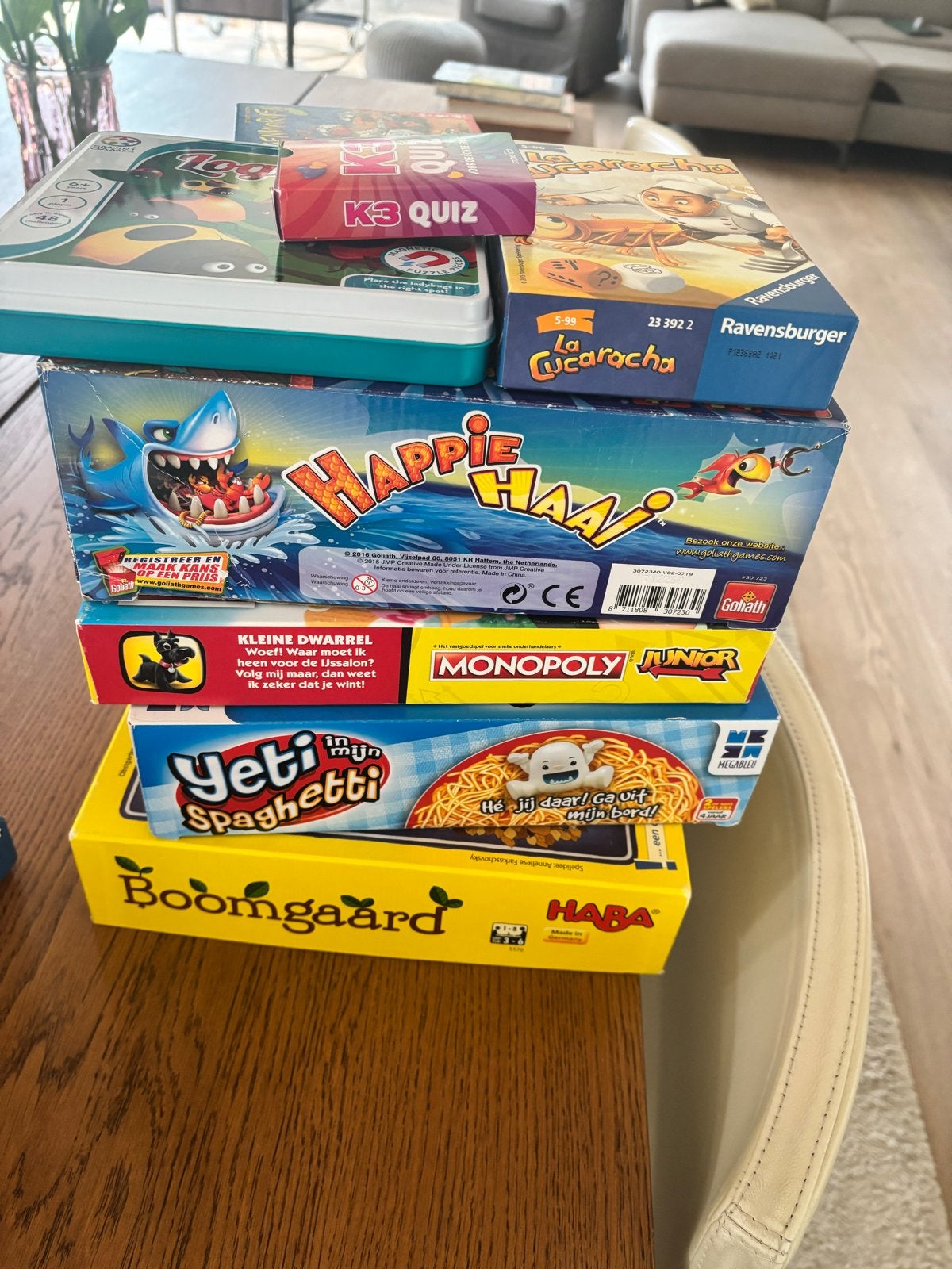 Diverse bordspellen bundel: 7 spellen voor jong en oud, Ophalen of Verzenden, Zo goed als nieuw