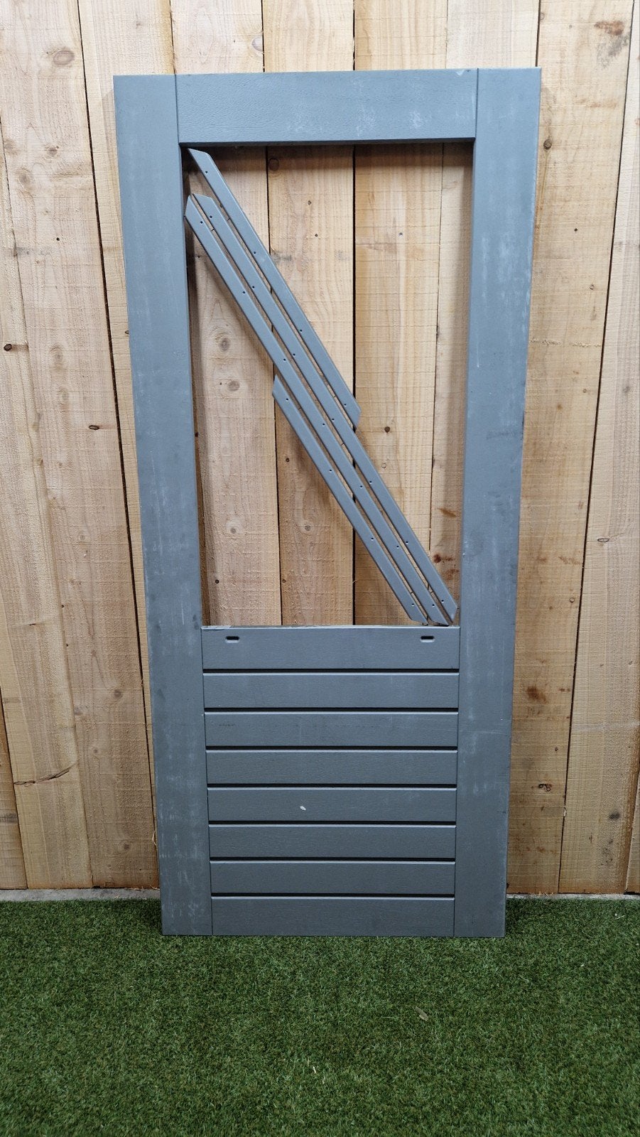 hardhouten achterdeur, 75 tot 150 cm, Deurkozijn, Nieuw, Ophalen of Verzenden