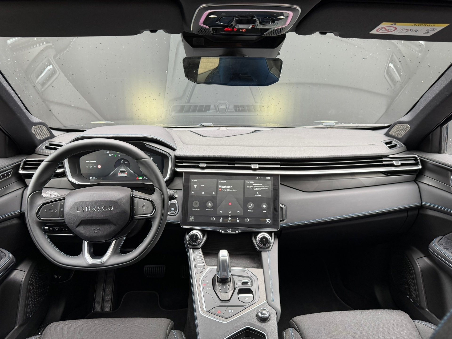 Lynk & Co 01 1.5 Pano DonkereHEMEL 360 Memory Carplay Hybrid, Auto's, Dealer onderhouden, Stof, Zwart, Zwart