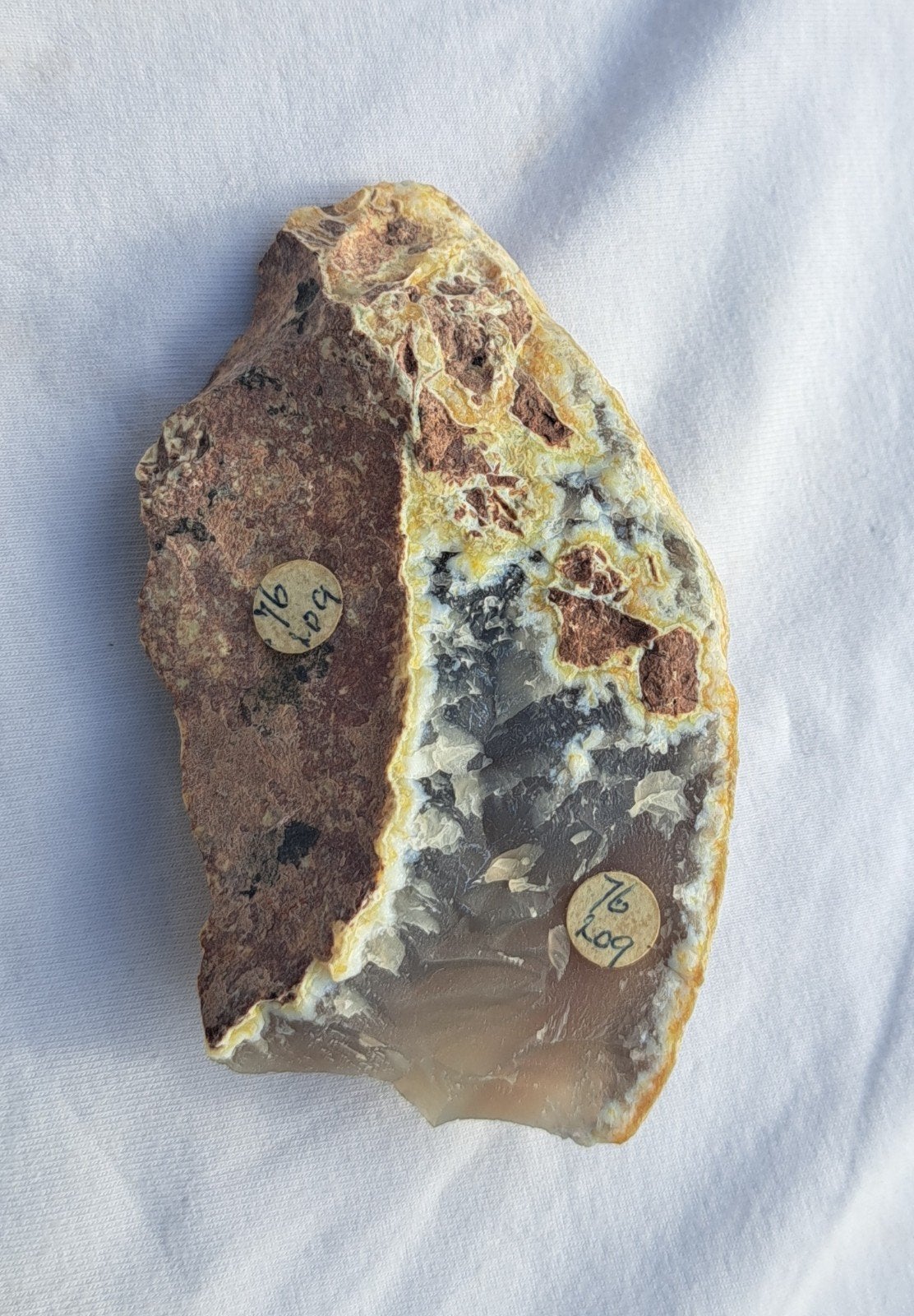 chalcedon bruin 145 gram, Ophalen of Verzenden, Mineraal
