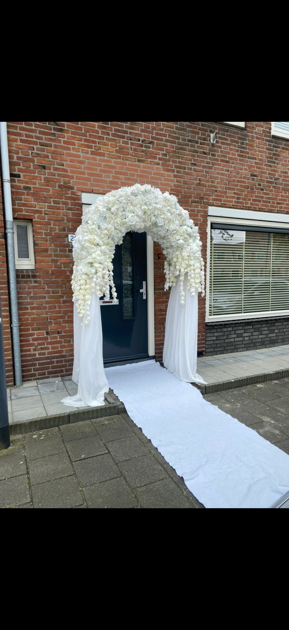 Bloemenboog / Trouwboog voor bruiloft of evenement, Ophalen, Zo goed als nieuw, Versiering, Geboorte of Huwelijk