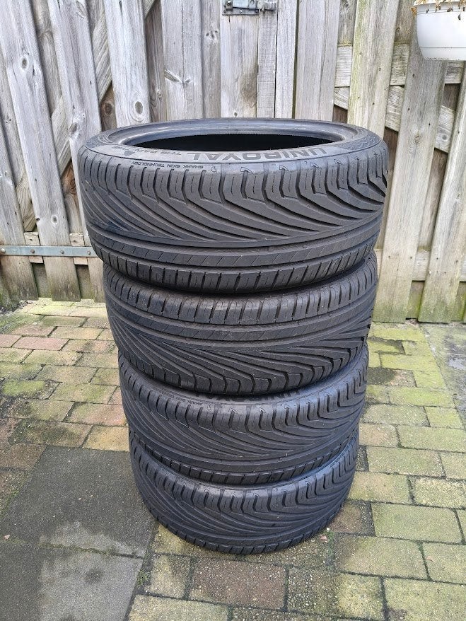 4 zomerbanden te koop, Ophalen, 14 inch, Band(en), Personenwagen