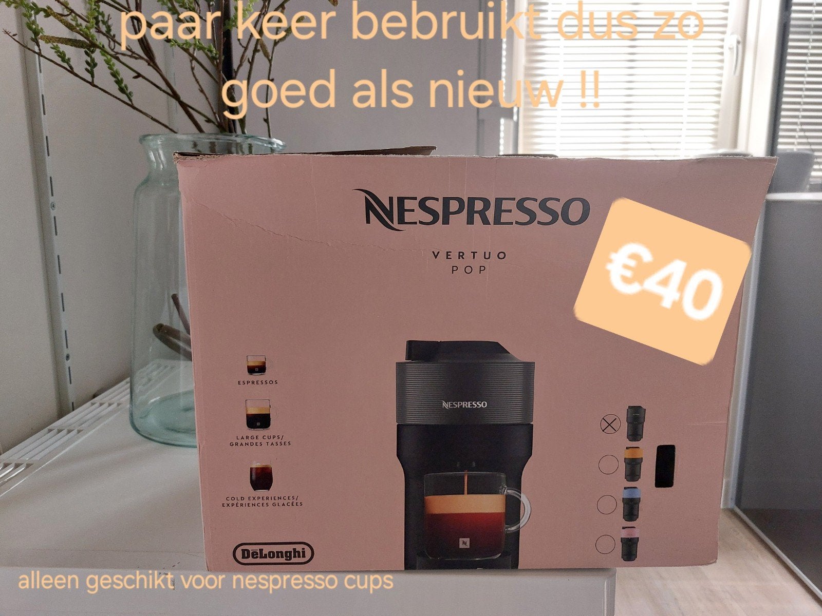Nespresso Vertuo Pop - Zo goed als nieuw!