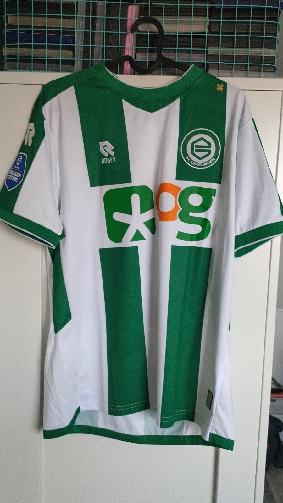 FC Groningen matchworn shirt Balker, Maat L, Ophalen of Verzenden, Shirt