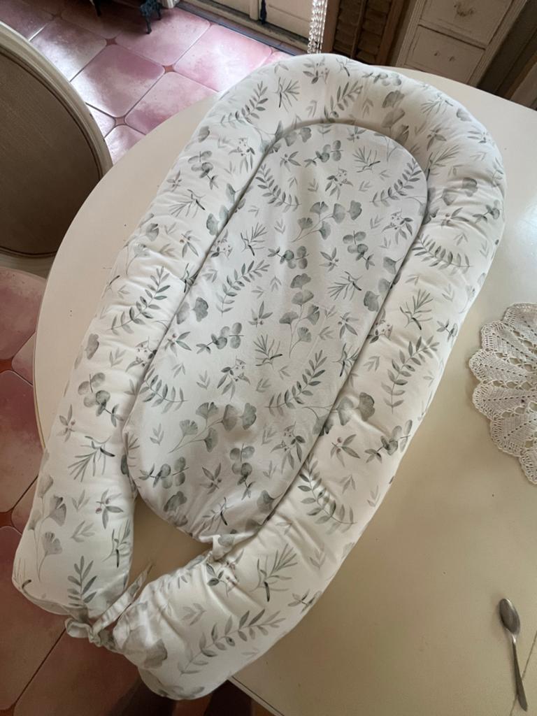 Baby nestje hoes Kleine Keutel - Eucalyptus print, Ophalen of Verzenden, Zo goed als nieuw
