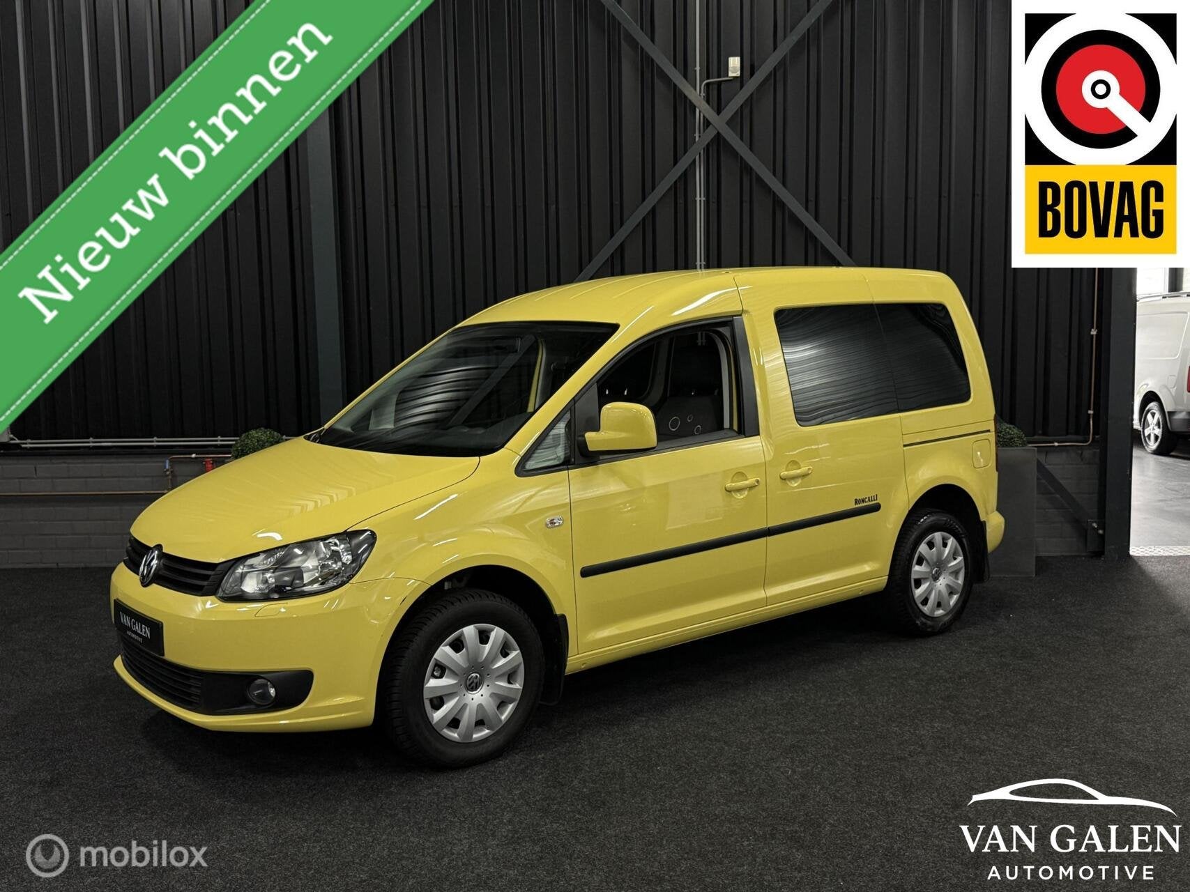 Volkswagen Caddy Combi 1.2 TSI 1e Eigenaar! Roncalli! Cruise, Voorwielaandrijving, 12 maanden, Gebruikt, Geel