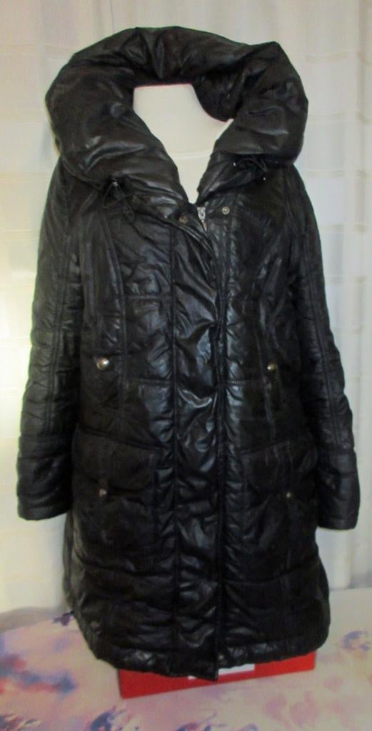Zwarte gewatteerde winterjas Miss Etam maat XL. A39, Kleding | Dames, Jassen | Winter, Zwart, Maat 46/48 (XL) of groter, Ophalen of Verzenden