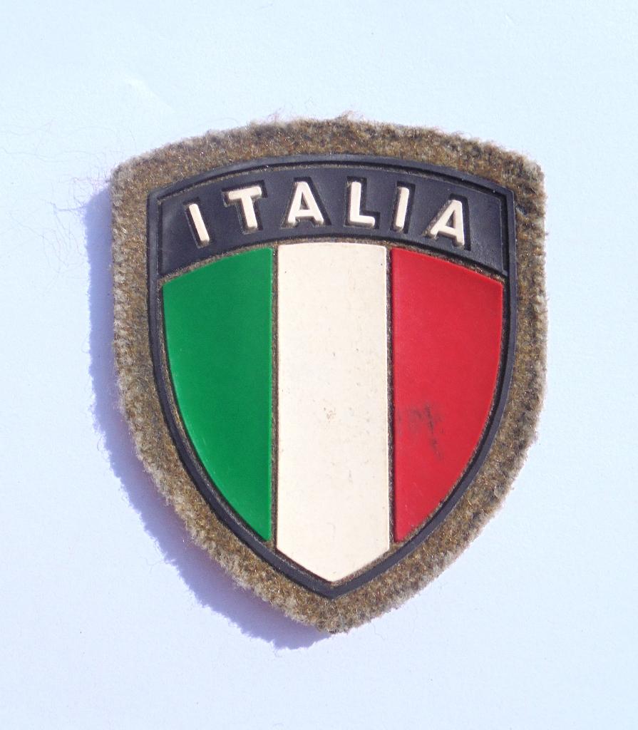 ITALIA, militair schouder embleem VN troepen op uitzending, Ophalen of Verzenden, Landmacht, Overige gebieden, Embleem of Badge