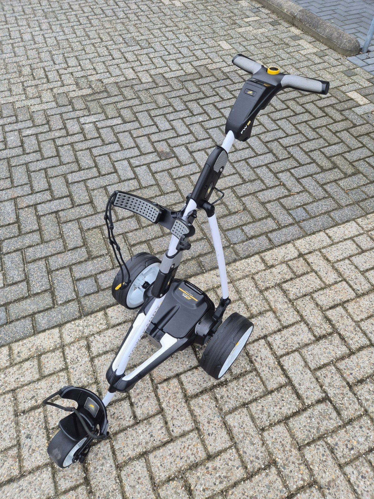Powakaddy FW3 elektrische golftrolley met geteste XL accu, Ophalen of Verzenden, Gebruikt, Golfkar, Overige merken