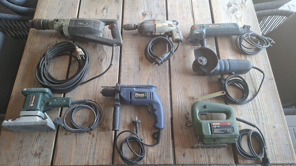 Electrische machines gereedschap handgereedschap gebruikt, Doe-het-zelf en Verbouw, Gereedschap | Handgereedschap, Ophalen of Verzenden