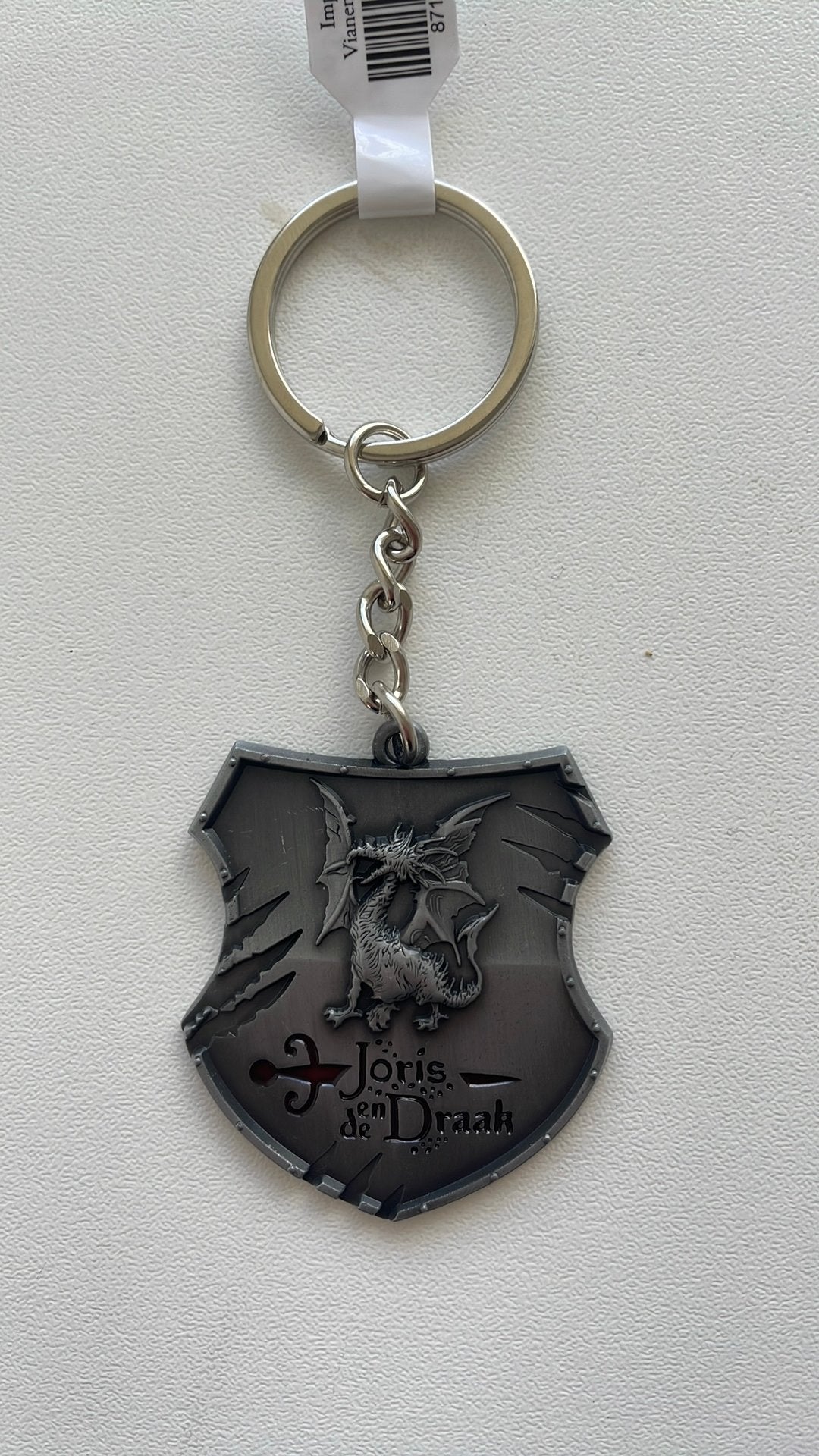 Efteling sleutelhanger Joris en de Draak, Ophalen of Verzenden, Nieuw, Gebruiksvoorwerp