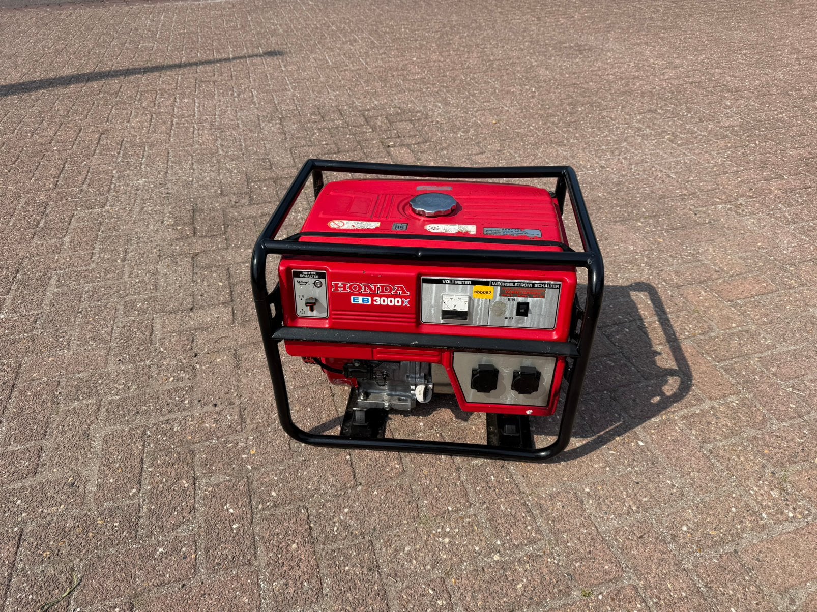 3 KVA aggregaat 230 Volt Honda EB3000 Benzine generator, Ophalen, Gebruikt, Minder dan 5 kVA, Benzine