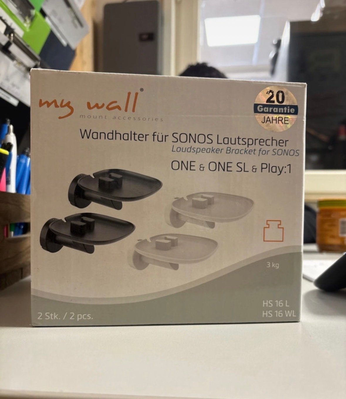 My Wall HS 16 L Muurbeugels voor Sonos ONE/Play:1 (NIEUW)