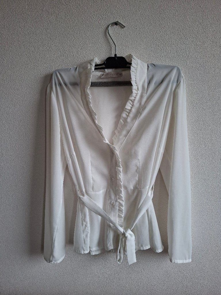 Rinascimento damesblouse maat M wit z.g.a.n., Maat 38/40 (M), Wit, Rinascimento, Ophalen of Verzenden