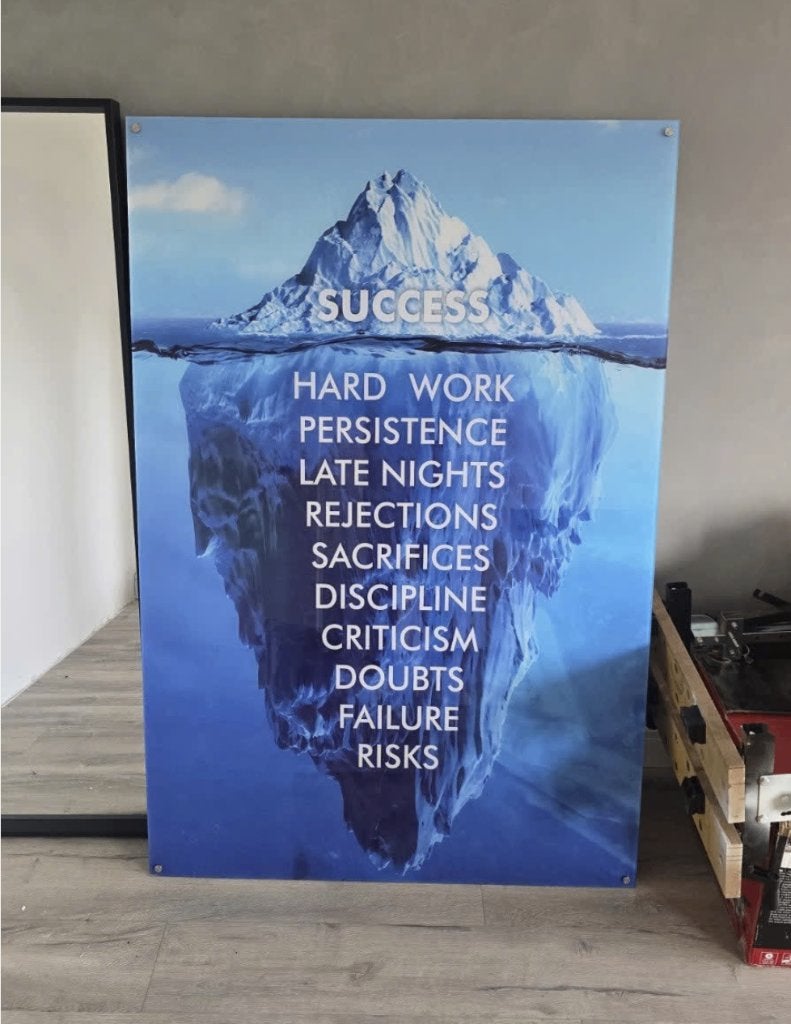 Luxe Wallfield Glas Schilderij 150x100, Ophalen, Zo goed als nieuw, Schilderij