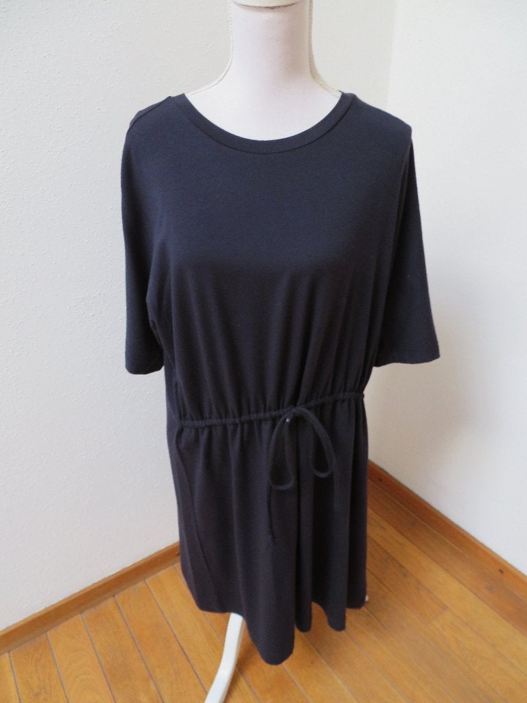 P58 YAYA nieuwe tricot jurk blauw maat L 42/44, Kleding | Dames, Blauw, Maat 42/44 (L), Nieuw, Ophalen of Verzenden