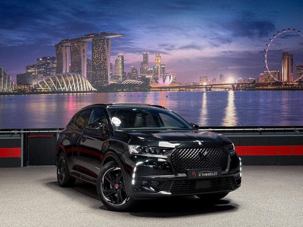 DS 7 Crossback E-Tense Performance Line |Trekhaak|Panorama|M, Auto's, DS, 4 cilinders, Zwart, Origineel Nederlands, Bedrijf