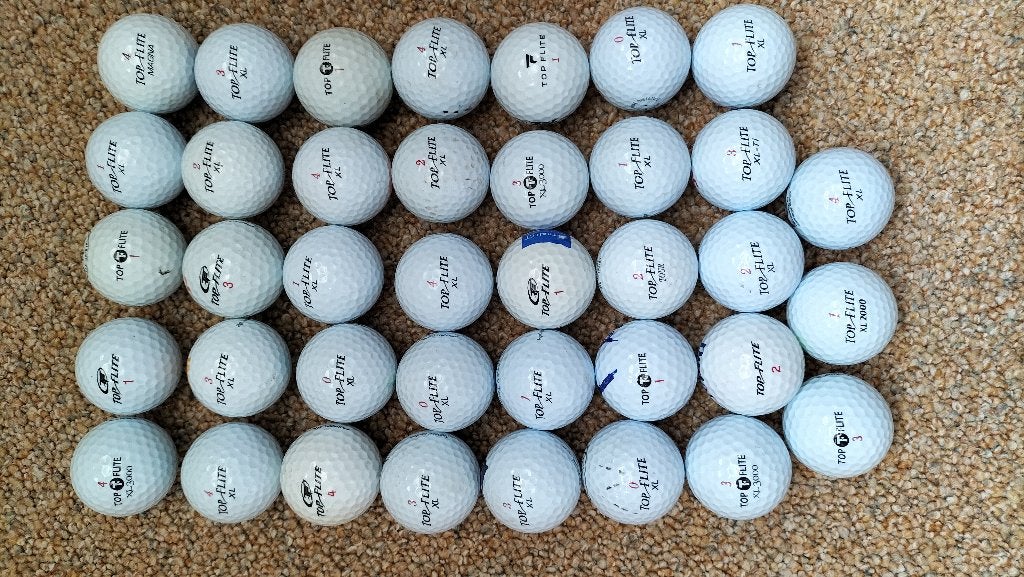 38 zgan Top-flite golfballen te koop, Ophalen, Zo goed als nieuw, Bal(len), Overige merken