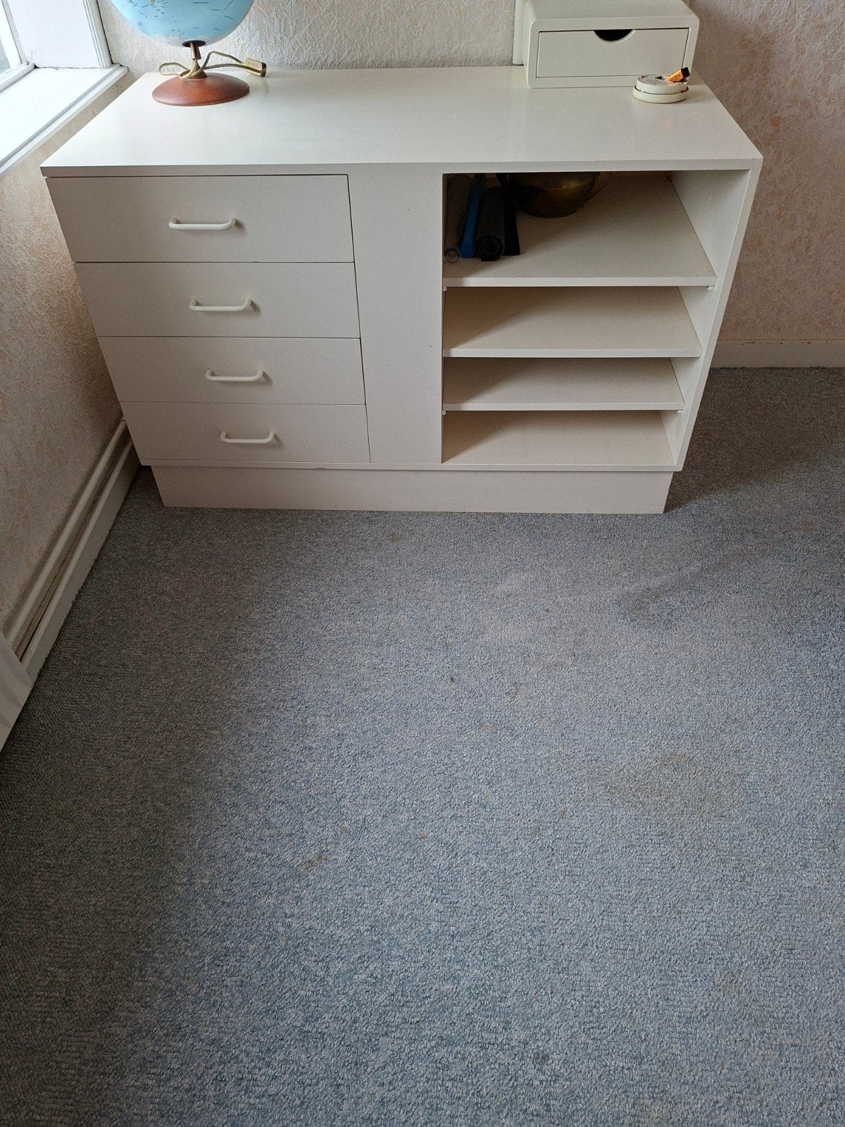 Tv/Audio meubel, Ophalen, 100 tot 150 cm, Zo goed als nieuw, Minder dan 100 cm