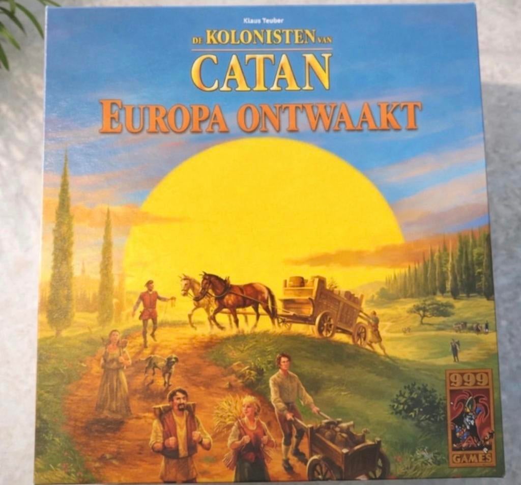 Kolonisten van Catan: Europa Ontwaakt - Strategisch Bordspel, Drie of vier spelers, Ophalen of Verzenden, Gebruikt