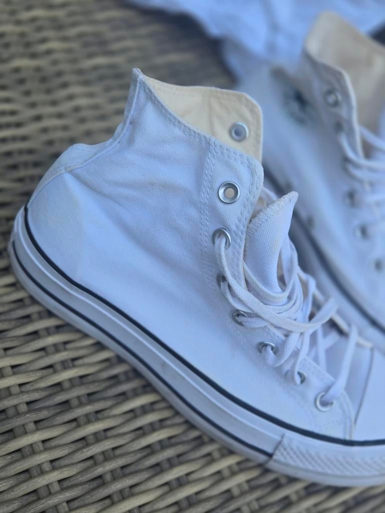 CONVERSE ALL STAR, Kleding | Dames, Schoenen, Ophalen of Verzenden, Zo goed als nieuw, Wit, Sneakers of Gympen