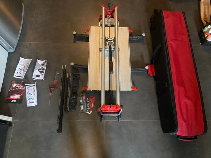 Rubi TZ 850 Tegelsnijder | 85 cm | + 2 snijwieltjes, Ophalen of Verzenden, Zo goed als nieuw