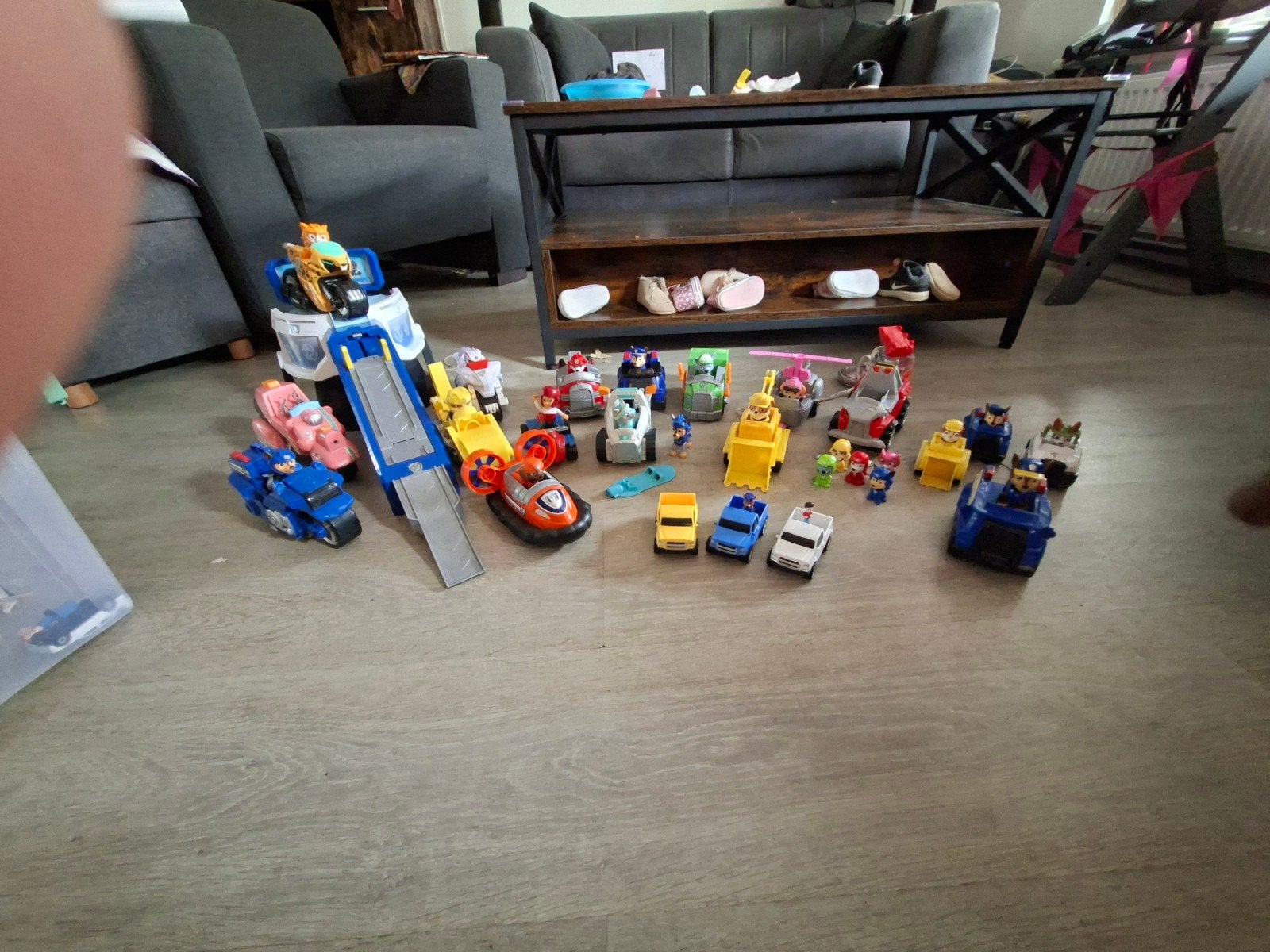 Grote Paw Patrol Speelset met Voertuigen en Figuren, Ophalen, Gebruikt