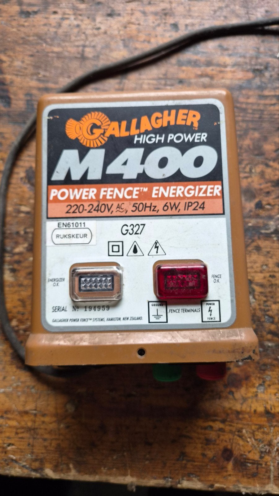 schrikdraadapparaat gallagher M 400 high power, Ophalen of Verzenden, Zo goed als nieuw